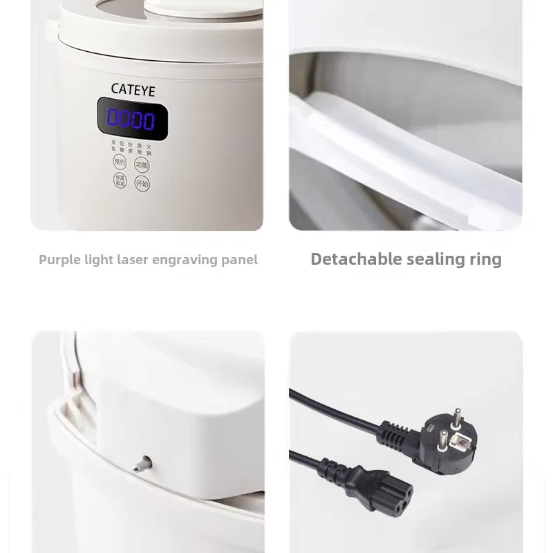 Cuiseur à riz domestique multifonction micro pression bouillie intelligente multifonction 4-5 peoplecooking céramique faible teneur en sucre 220V