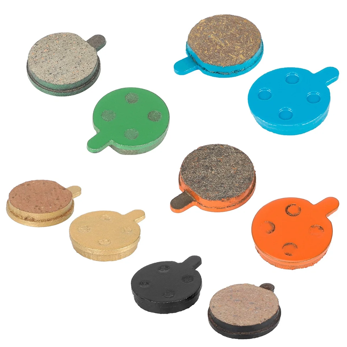 طقم وسادة فرامل سكوتر A71P، وسادات فرامل سكوتر كهربائي برو، وسادات فرامل قرصية معدنية كاملة #5