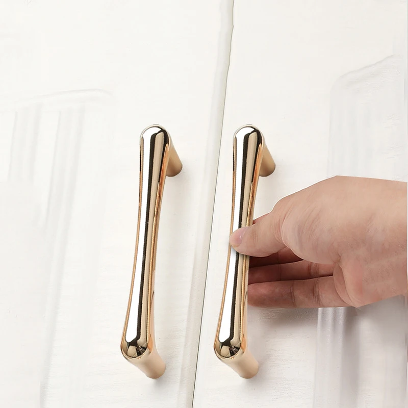 

Modern Minimalist Wardrobe, Cabinet Door, Solid Gold Handle, Light Luxury Drawer, Kitchen Furniture, Hardware, Door Handle