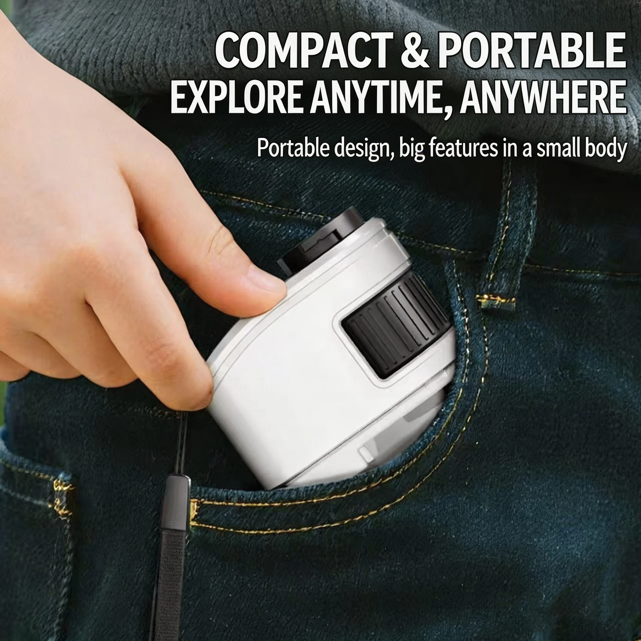 Microscopio Portátil 80X para  - Kids Outdoor Microscope reseña y precio