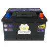 FLYPOWER 車のバッテリー 27-66 12.8V 50AH 1000CCA 車の自動スターターバッテリー BMS 電圧保護リチウム鉄 LiFePo4 バッテリー 3