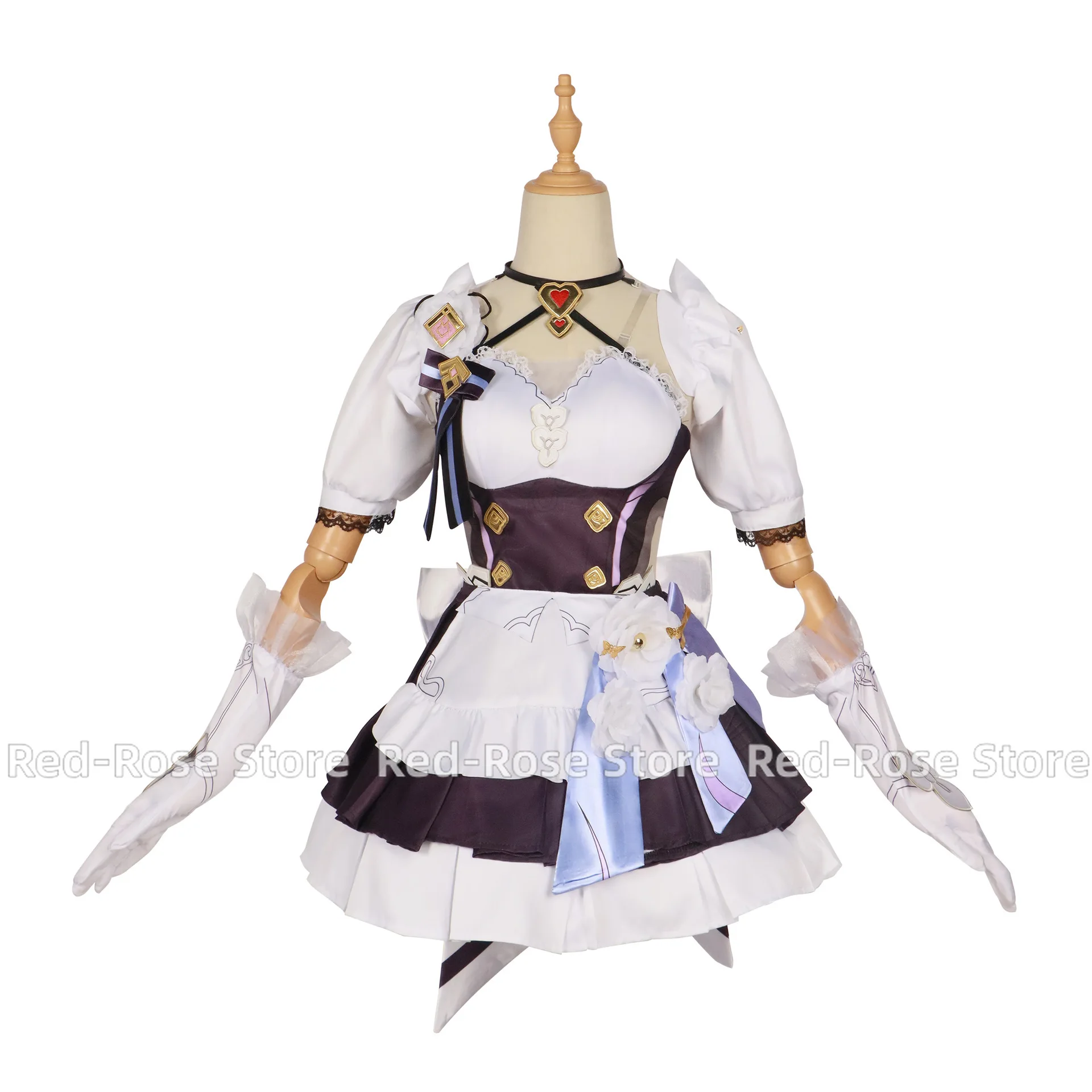 Anime Game Honkai Impact 3rd Elysia Costume Cosplay Star Rail Maid Dress Lolita accessori donna Sexy Kawaii Carnival Suit