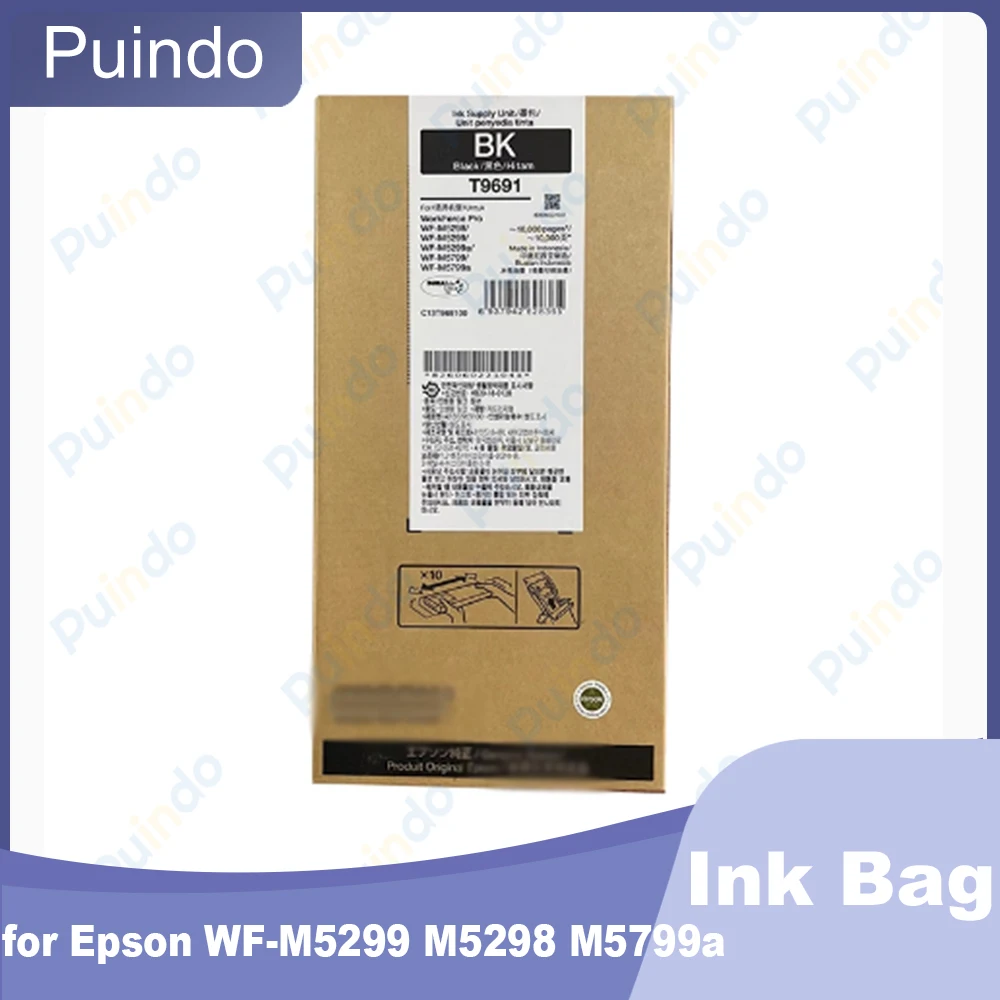 T9691/T9701/T9681 Original Ink Bag for Epson WF-M5299 M5298 M5799a Ink Cartridge