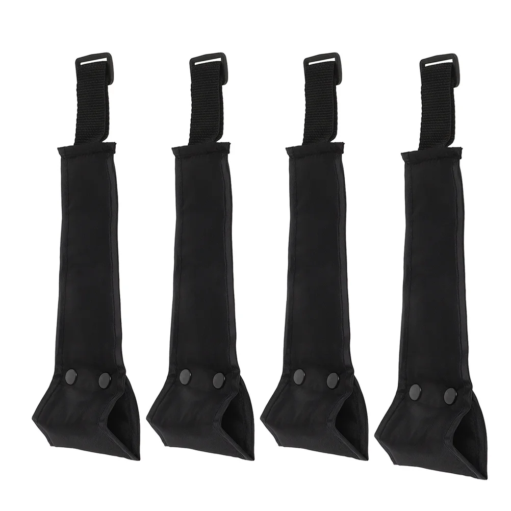 4pcs 아기 유모차 액세서리 가랑이 스트랩 안전 벨트 유아 여행 장비에 대한 범용 맞춤 조절 가능한 부드러운 쿠션 보호