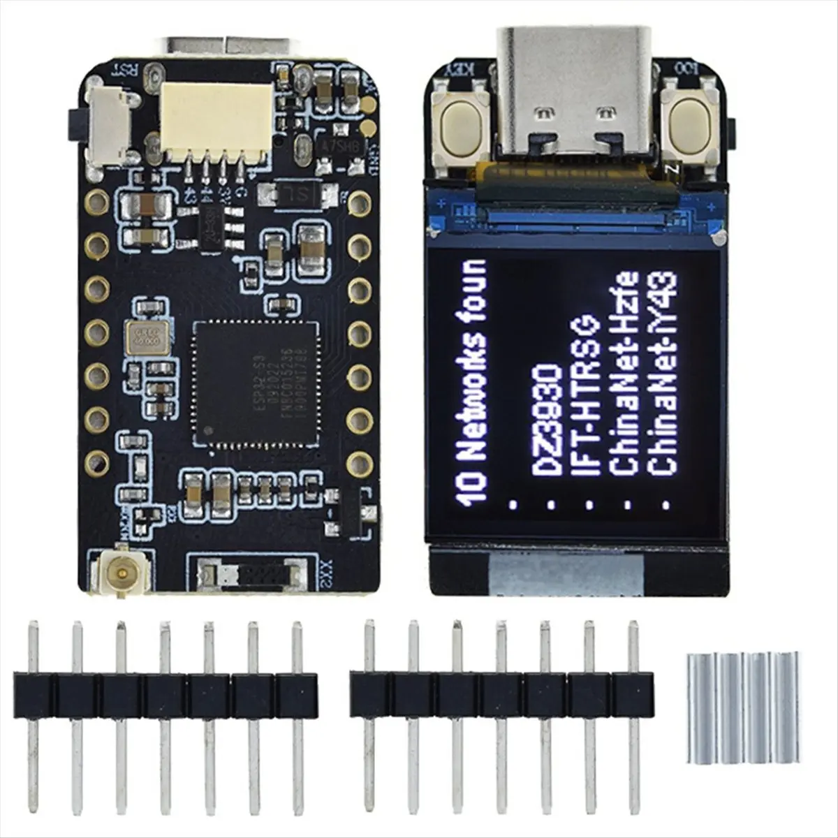 Super Sale T-QT V1.1 ESP32-S3 GC9107 0.85 Inch LCD Display Module Development Board WIFI Bluetooth Full Color IPS 128x128 Screen