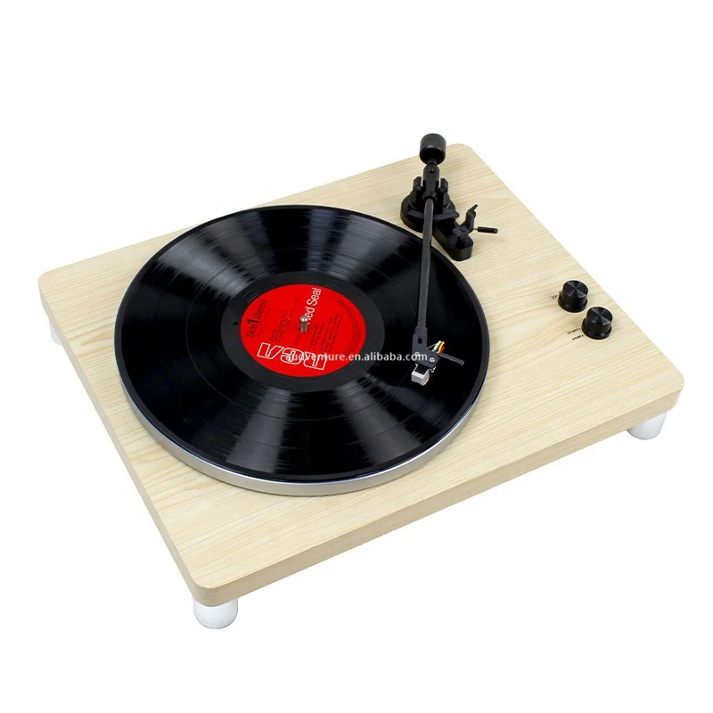 Top-Ranking magnetic cartridge pure Aluminum Vinyl Record Player Carbon Fiber Tonearm Turntable Record Player