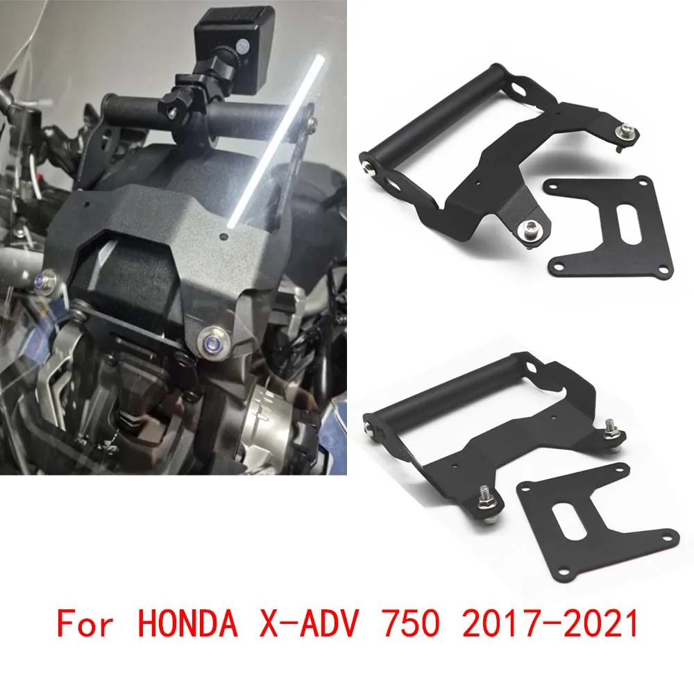 

XADV 750 2021 Motorcycle Accessories Phone Holder Stand GPS Navigation Plate Bracket For Honda XADV750 X-ADV 750 2020 2019-2017