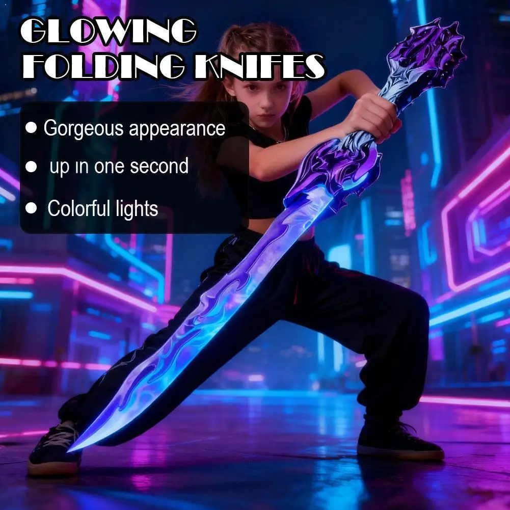 

Colourful RGB Lightsaber Retractable Lightsaber Cosplay Sword Toy Type-C Charging Party Role Play Gift For Kids Adult