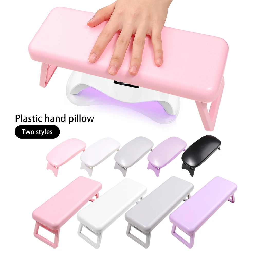 Folding Nail Hand Manicure Rest Arm Stand Pillow Cushion Holder Table Desk Armrest Sponge Support Mat Polish Tool Practice Salon