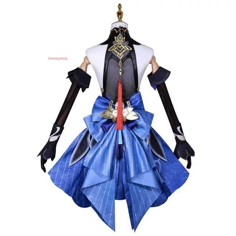 Ganyu Anime Spiel Genshin Impact Cosplay Kostüm Kleidung Perücke Schuhe Uniform Cosplay neues Outfit Twilight Blossom Halloween Party