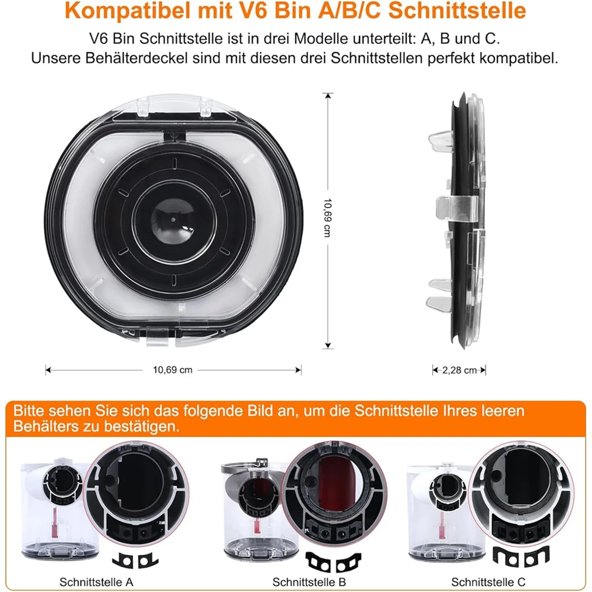 อะไหล่ฝาปิดสำหรับ DC61 DC58 DC59 Dyson V6 DC62 DC72 DC74ถังเก็บฝุ่นเครื่องดูดฝุ่นอ่างเก็บน้ำพนังพื้น