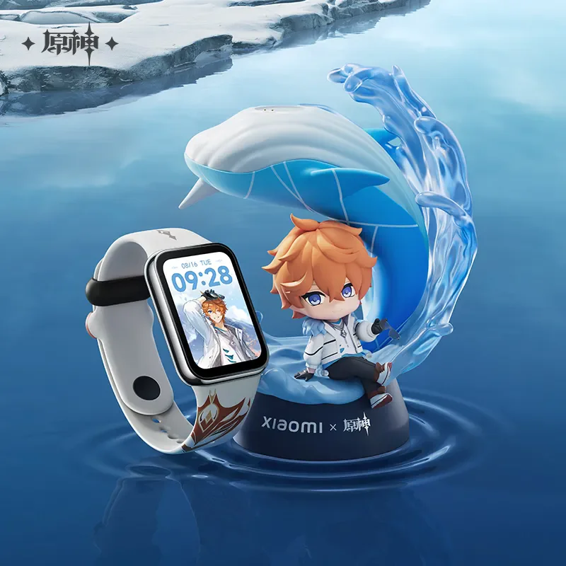 ساعة ذكية XiaoMi Game Genshin Impact Sports Tartaglia Merch Mihoyo Theme Series ساعة رياضية مجموعة ساعات ذكية هدية عيد ميلاد ﻿