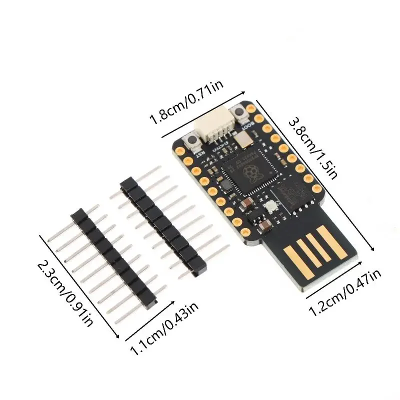 1 szt. 16M USB Flash Mini Płytka Rozwojowa Moduł z Chipem RP2350 dla Raspberry Pi Dwurdzeniowy 133MHz