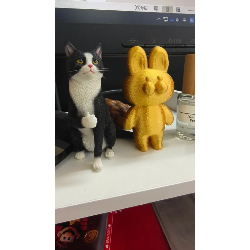 

Масштаб 1/6, котеимуляция, маленький кот, оранжевая кошка, модель животного для 12-дюймовых фигурок, статуя, реквизит, орнамент