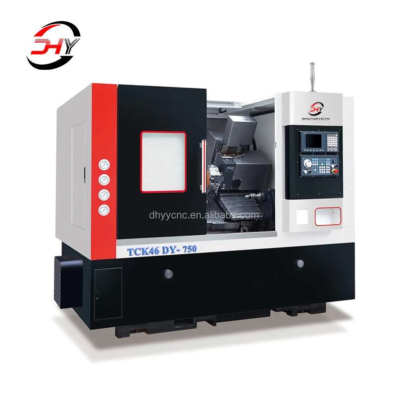 Dehai Hine Tool Turning And Milg Compound Tck40 Tck46 High Precision Oblique Bed CNC Five-Axis Lathe