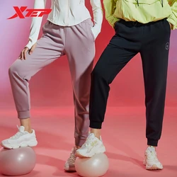 Xtep Trousers Women High Waist Causal Comfortable Slim Fitting Pants Running Yoga Sports Female Knitted Bottoms 877328630134