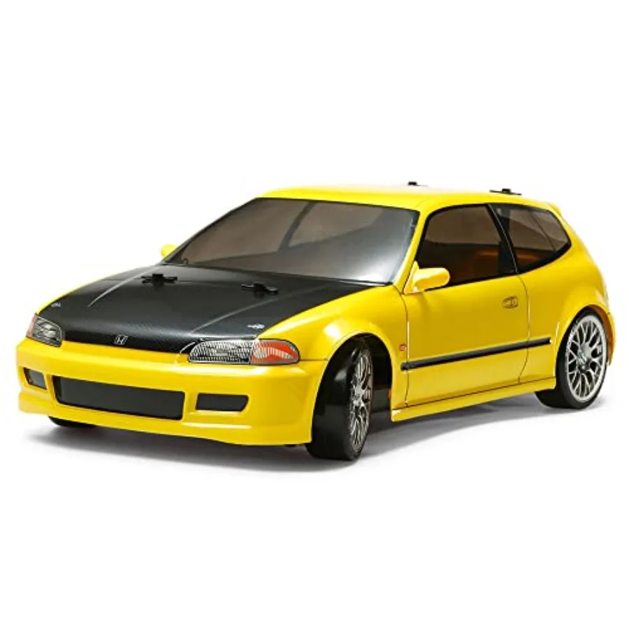 

1/10 On-Road Electric Kit for Honda Civic SiR EG6 TT02D 4WD TAM58637A Cars Black Plastic Body with High-Torque Motor
