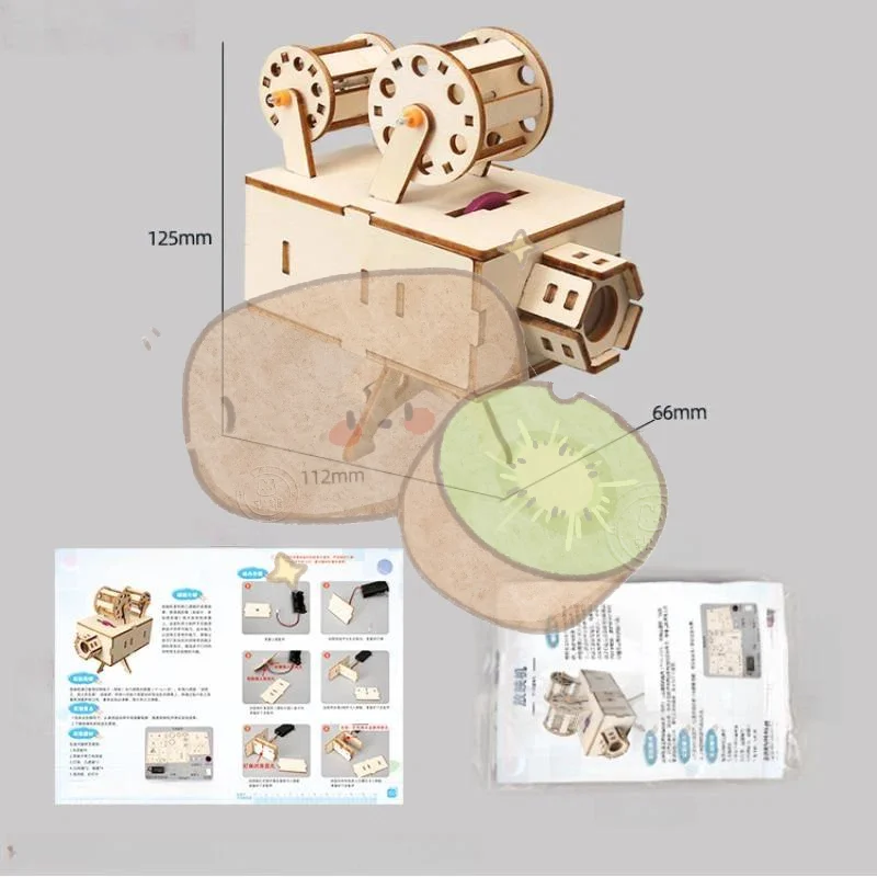 Kids Education Film - Wooden Film Projector DIY Build Kit