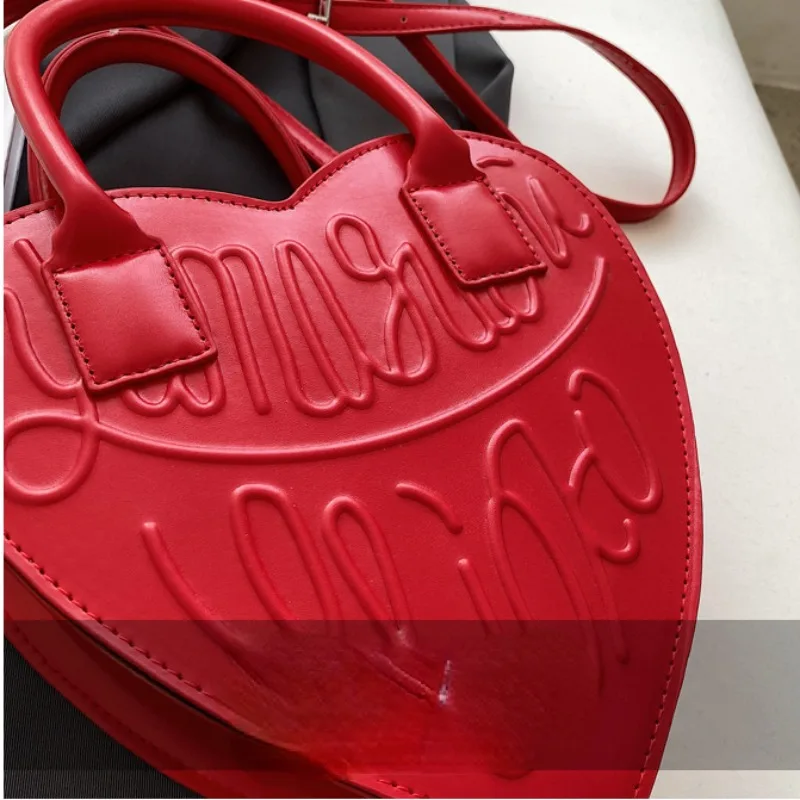 Fashion Y2K Crossbody Bags New Chic Designed Sweet Heart Bag for Women 2024 Spring Personality Handbag Bolsa Mujer Сумка