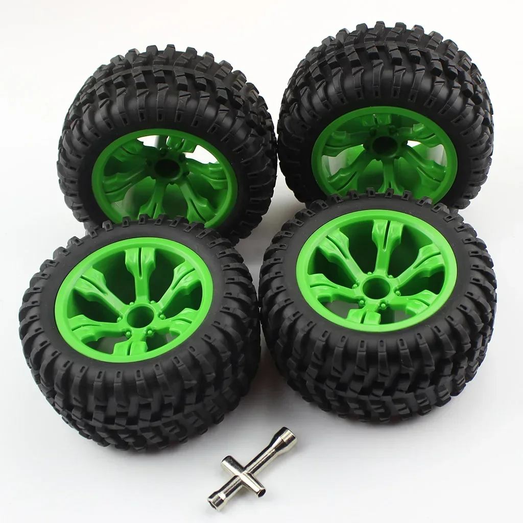 1:12 jantes de carro off-road pneus de carro de borracha RC para WLtoys 12428 WLtoys 12427 acessório de brinquedo RC