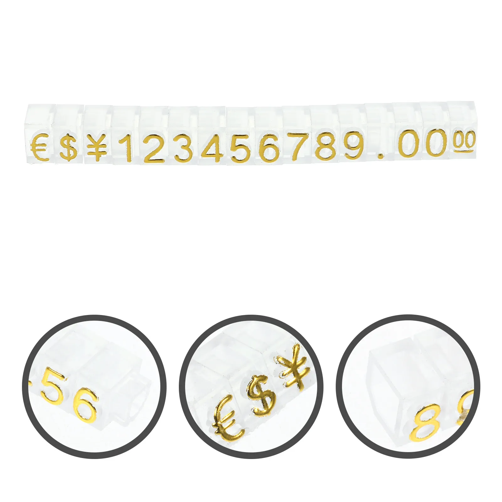 

20Pcs Price Display Cube for Jewelry Tags Retail Counter Adjustable Price Block Display Stand for Crafts Clothes Watches