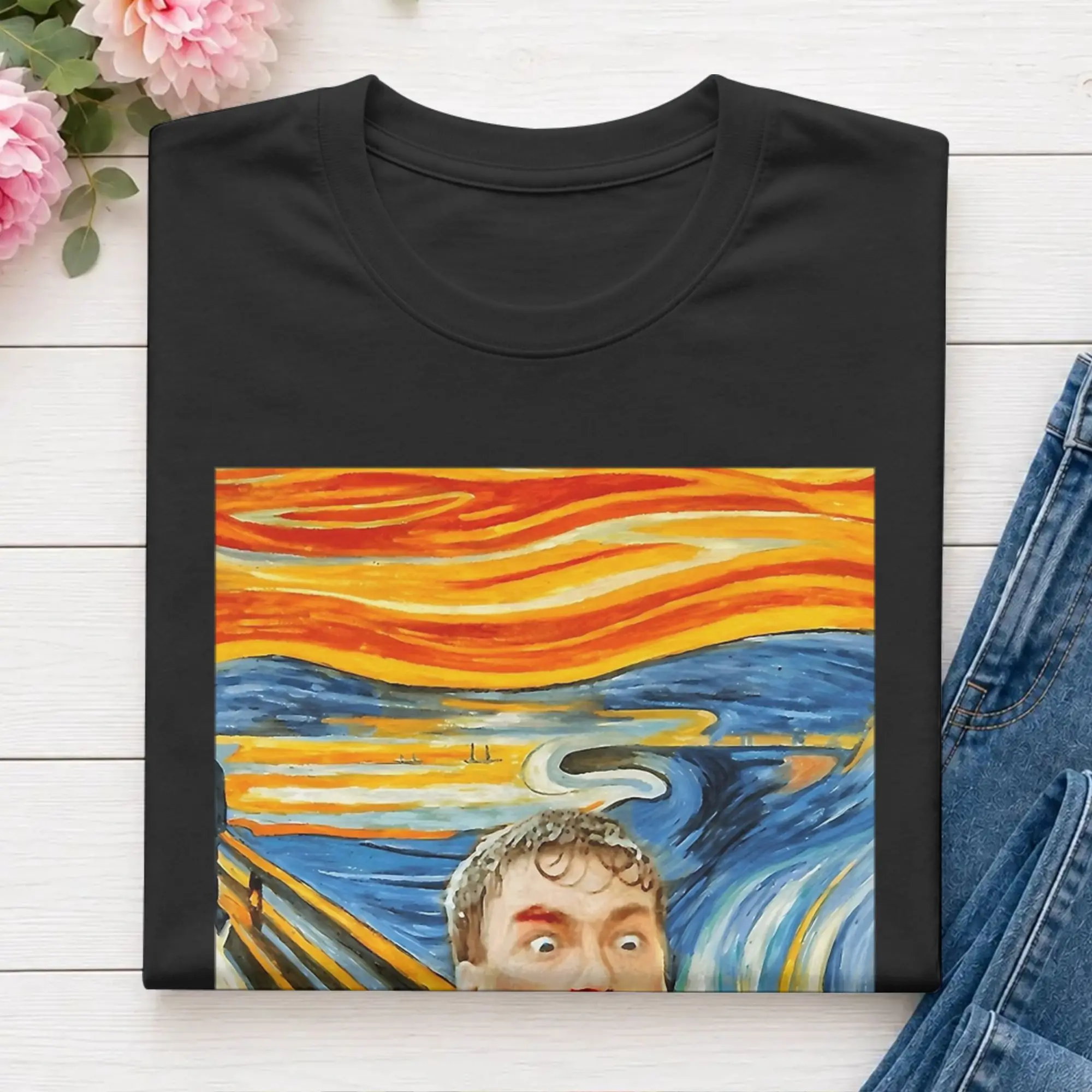 Van Damme Frank Dux Scream T Shirt Men's  100% Cotton Fashion for Male T-Shirt Crew Neck B-Bloodsports Tee Shirt Clothes Gift