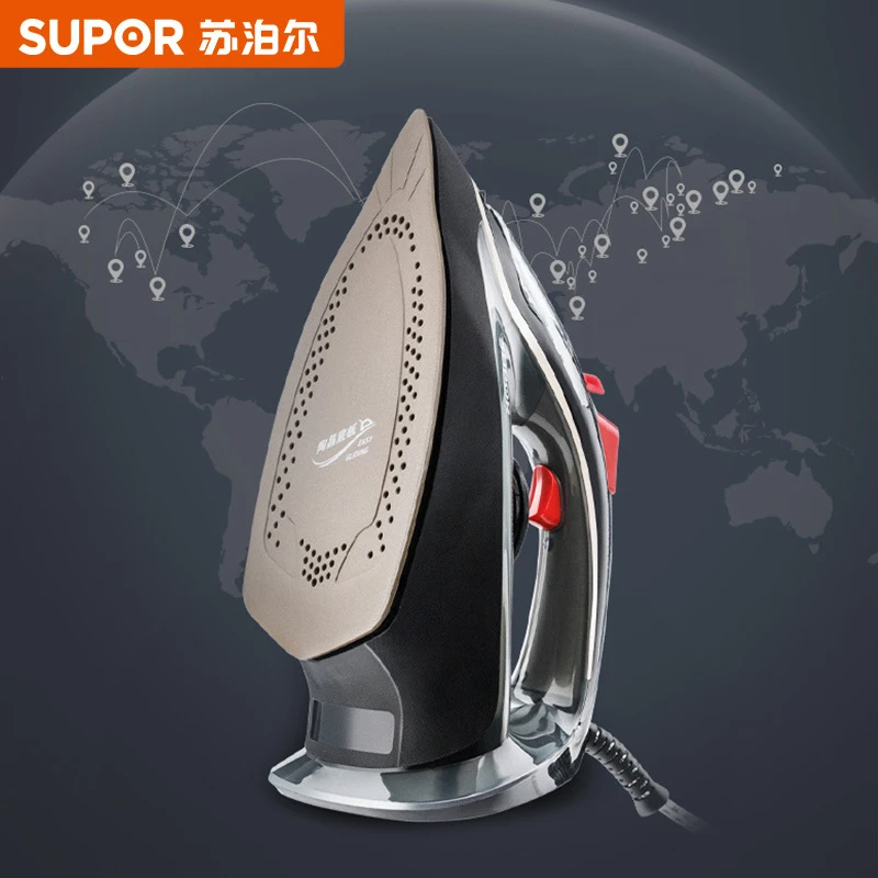 SUPOR Steam Iron Household Garment Ironing Machine Five-speed Temperature Control 2000W Tao Jing Non-stick Soleplate 220V