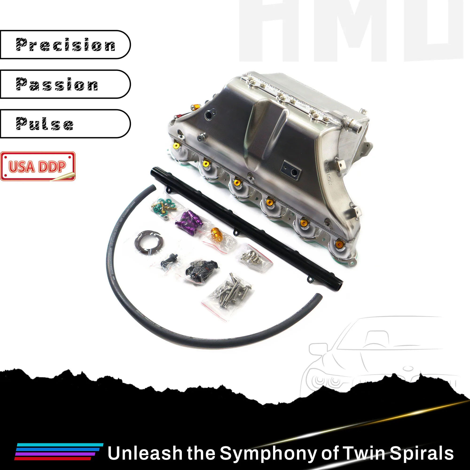 

Коллектор впускной HMD для BMW S58: тюнинг, повышение мощности, подходит для различных моделей, автозапчасти