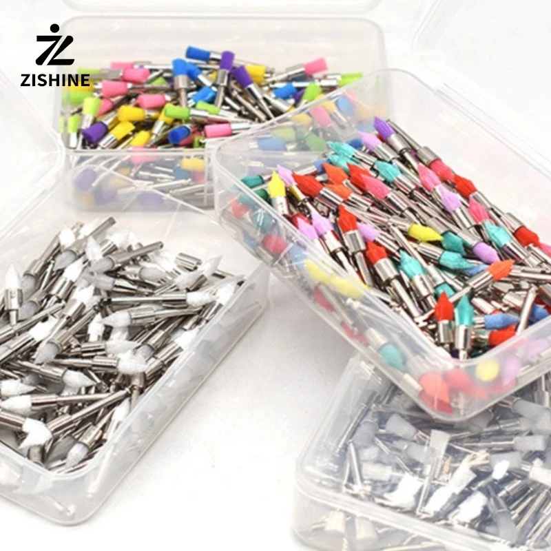 

100pcs Dental Prophy Brush, Disposable Flat Nylon Polishing Brush, Teeth Whitening Cleaning Tools, Dental Consumables Material