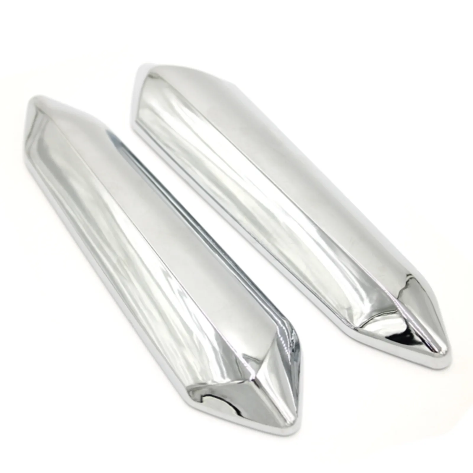 لهوندا الذهب الجناح GL1800 2018-2021 2022 دراجة نارية الزجاج الأمامي تبختر غطاء لهجة تقليم الكروم هدية اكسسوارات الديكور