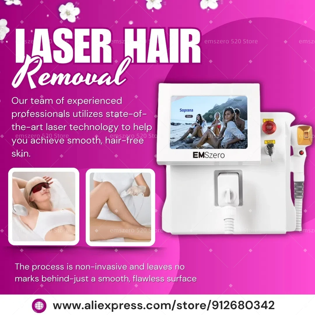 Factory Customized Professional Diode Laser 755nm 808nm 1064nm Ice Point Hair Removal Beauty Machine