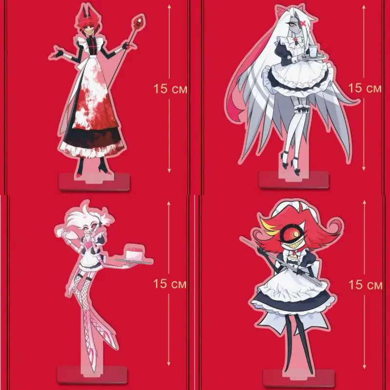

Acrylic Standee for Hazbin Hotel Angel Dust Alastor Vaggie Diy Anime Cartoons Acrylic Stand Acrylic Standing Plates Toy Gifts