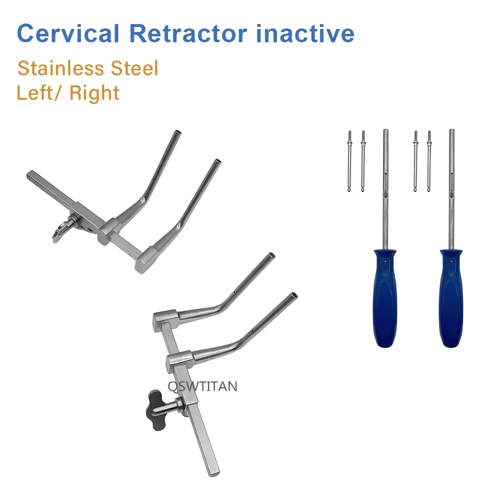 Stainless Steel Cervical Spine Retractor Set Complete Vertebral Body Distraction Set Autoclaveable orthopedic instruments