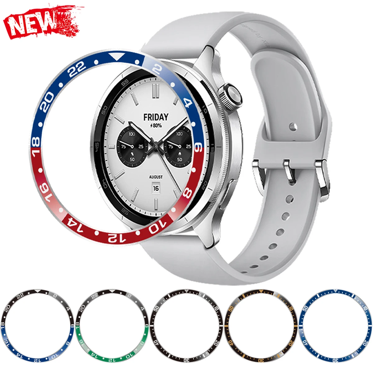 Lünette Ring Für Xiaomi Uhr S4/S3 Edelstahl Legierung Ring Fall Schutz Abdeckung Für Xiaomi Uhr S3 S4 fall Ring Dekoration