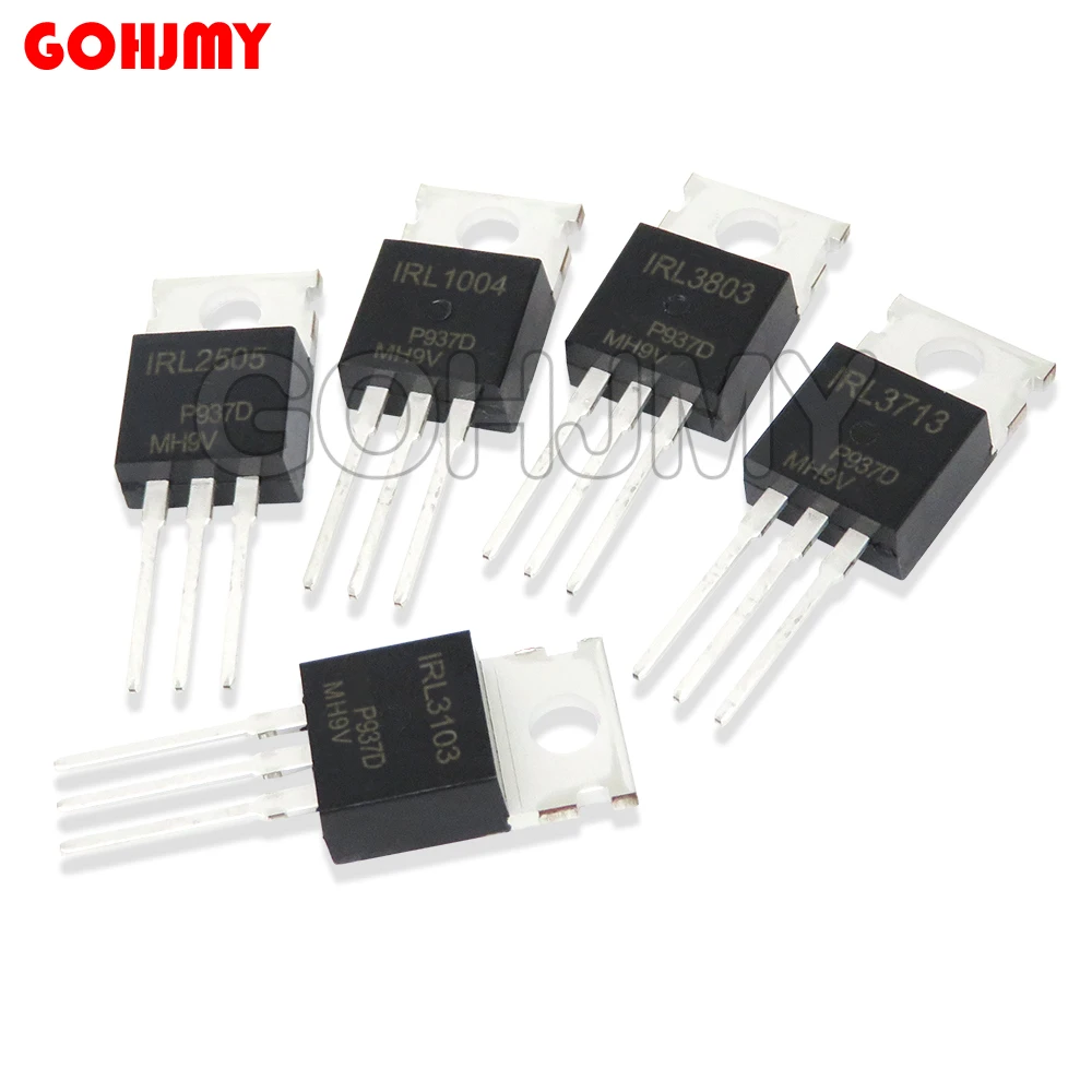 10PCS IRL2203N IRL2505 TO-220 IRL3705N IRL3713 IRL3803 IRL7833 IRL2203 IRL3705 TO220 NEW Transistor