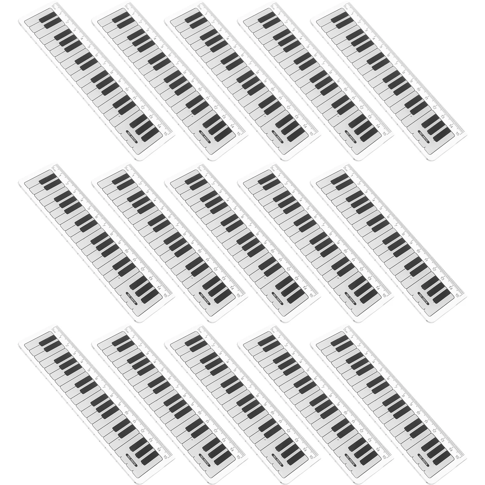 15 قطعة موضوع الموسيقى حاكم لوحة مفاتيح البيانو تصميم أداة التعلم أنشطة الفصول الدراسية المدرسية طالب رسم القرطاسية العرض