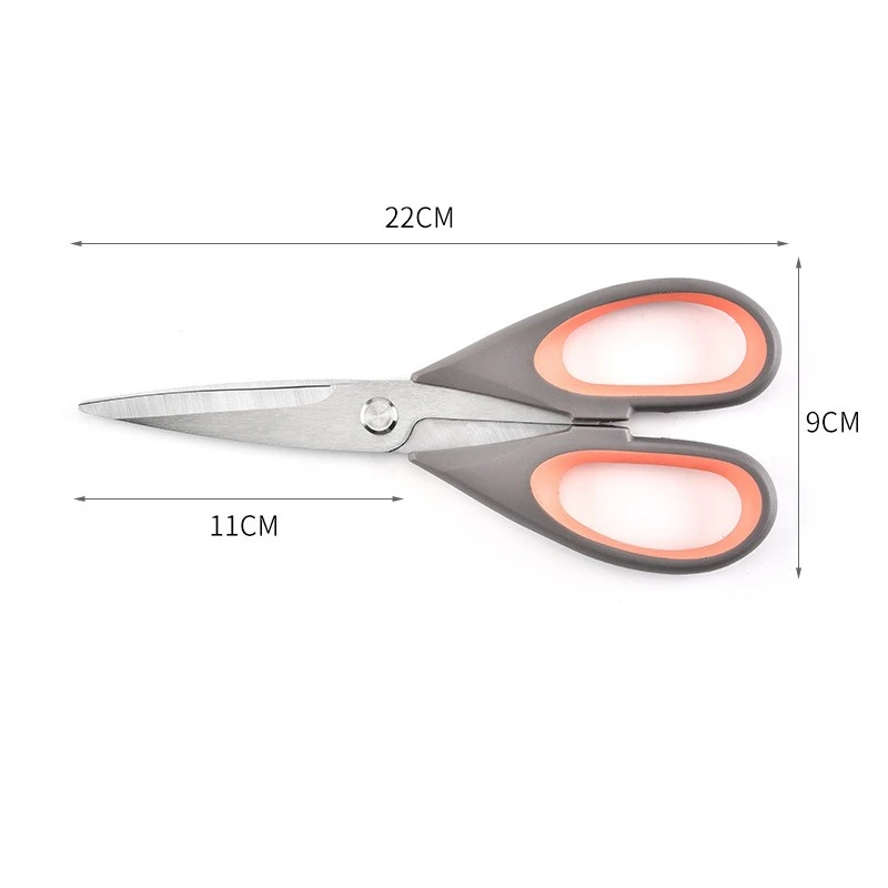 Handy Stainless Steel Kitchen Scissors - Sleek Multi-Purpose Shears for Cutting Food, Vegetables and Meat