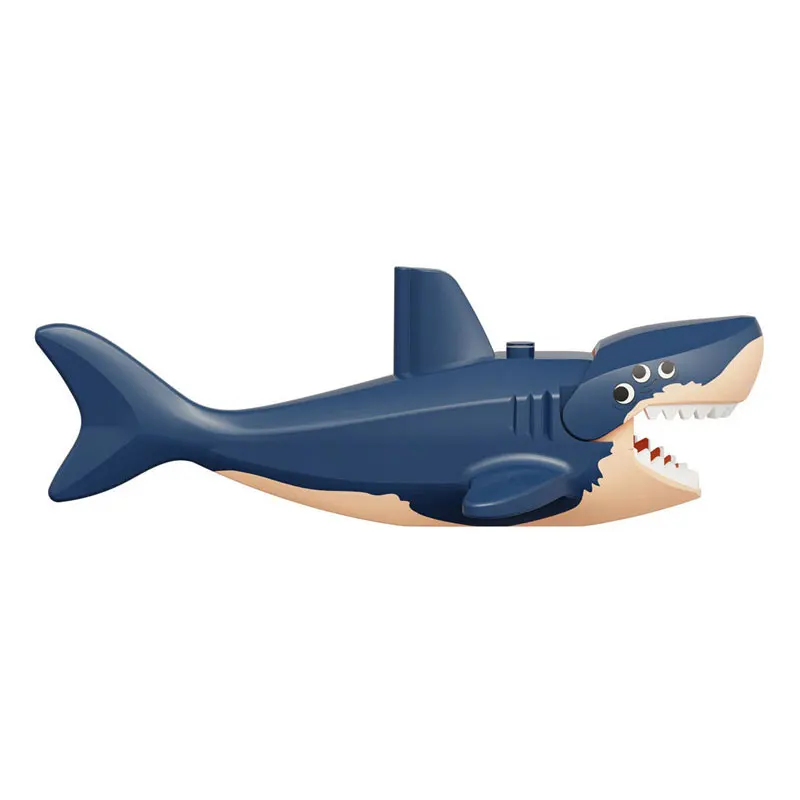 

Аниме мультфильм акула строительные блоки фигурки аксессуары собранные строительные блоки детские мини-игрушки коллекционные куклы подарки XP582