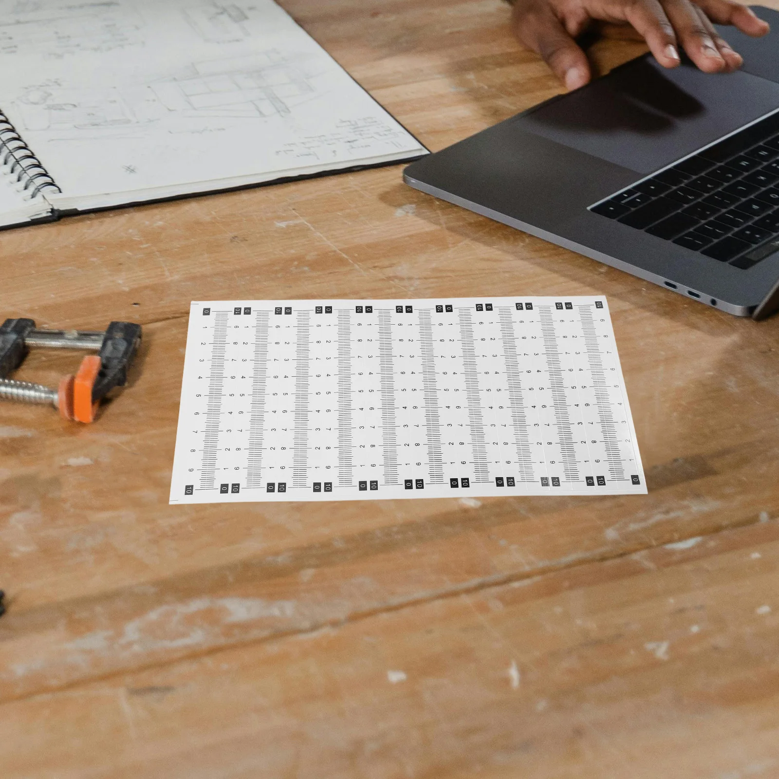 

Transparent Fish Ruler Stickers Self Adhesive Measuring Tape Waterproof Double Scale Decal For Fishing Boat Kayak Stair