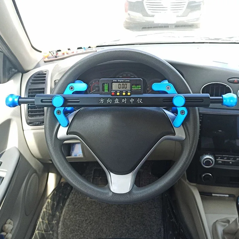 Centering Level With Electronic Display Automobile Four-Wheel Positioning Tool Auxiliary Steering Wheel