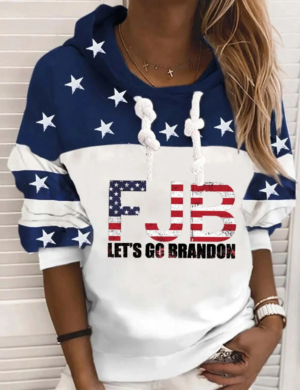 American National Flag Print Hoodies Women Simple Loose Hoodie Y2k  Street High Quality Sweatshirt Sportwear Casual Tops Female