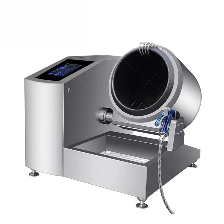Stir Fry Rice Machine Automatic Stir Fry Machine Electric Cooking Robot Rotating Stir Fried Rice Robot Cooker