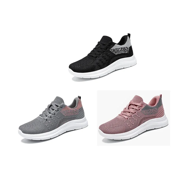 

Spring Autumn New Trendy Women's Shoes Light Breathable Mesh Single Shoes Lace-up Running Casual Sports Shoes Women's Sneakers