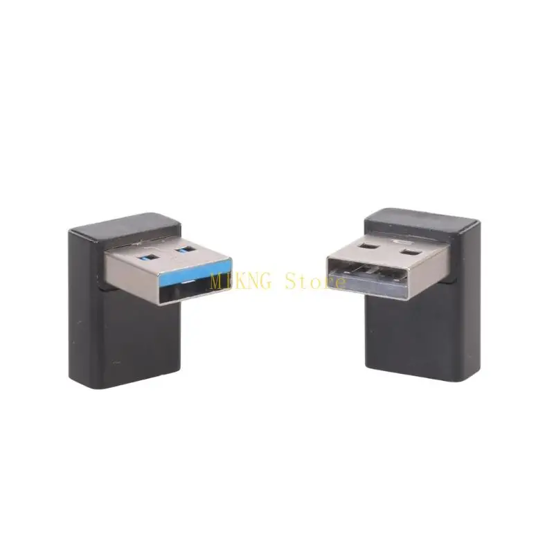 2Pcs 90 Degree USB Male to Type C Female Connector Adapter Up Down Angled Design For Laptop Phone Power Supply best sale