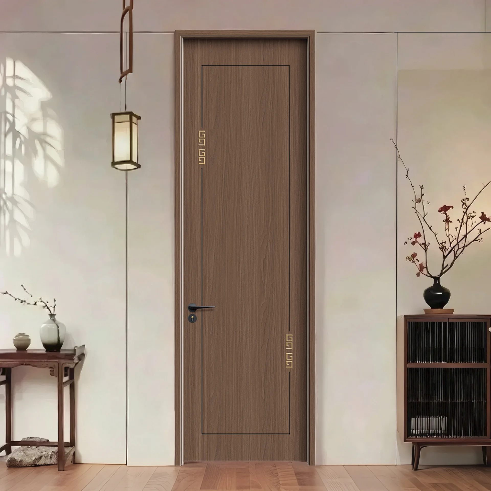 Oak antique style, no paint, no aldehyde environmental protection, solid wood bedroom door