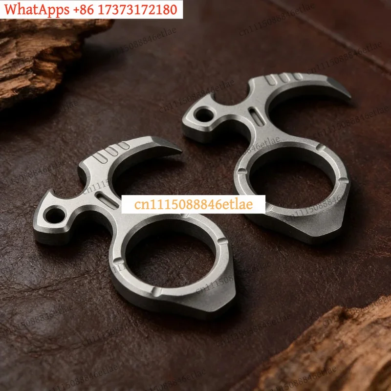 Titanium Alloy Multifunctional EDC Pry Bar Keychain Portable Nail Remover Tool, Replacement Parts