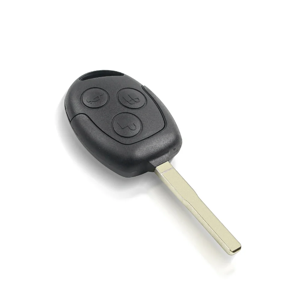 KEYYOU-funda remota para llave de coche, carcasa de 3 botones para Ford Mondeo Focus 2 3 Festiva Fiesta Transit, FO21 HU101 Blade, novedad