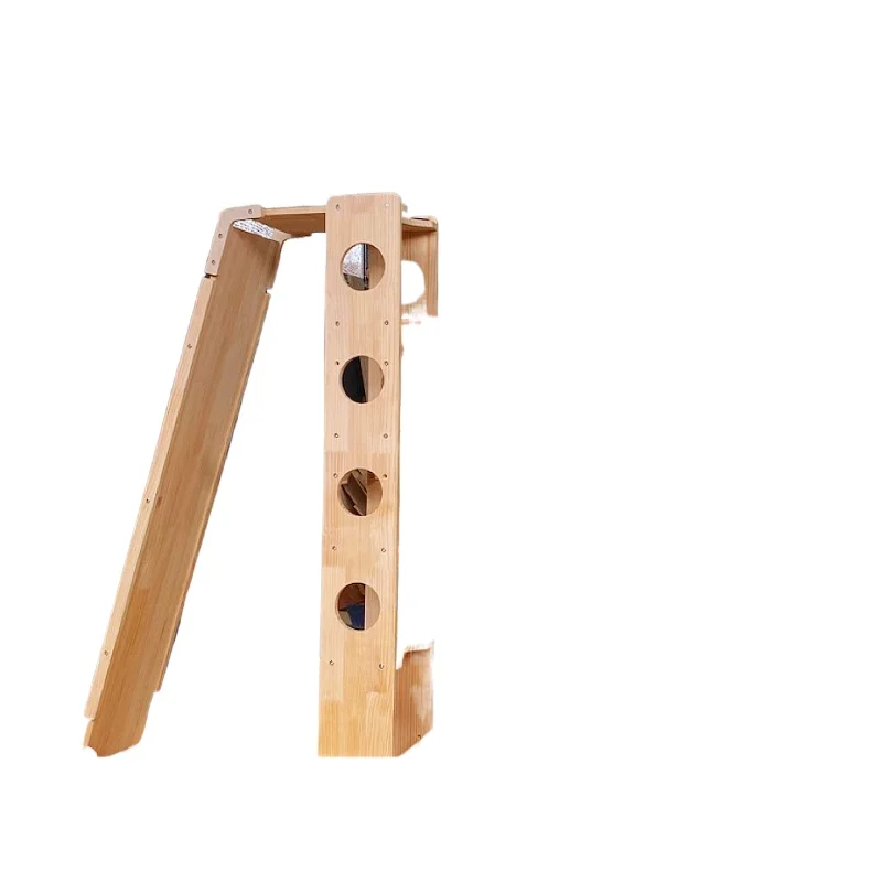 Large solid wood cat climbing frame Multi-layer jumping platform Observatory space capsule, toy integrated cat tree cat villa,
