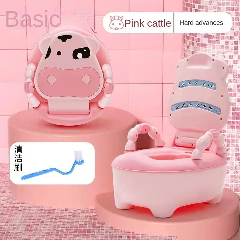 Cute Cow Portable Potty Portable Baby Toilet Potty Training Seat Child Pot Training Girls Boy Potty Kids Chair Toilet Seat Pot