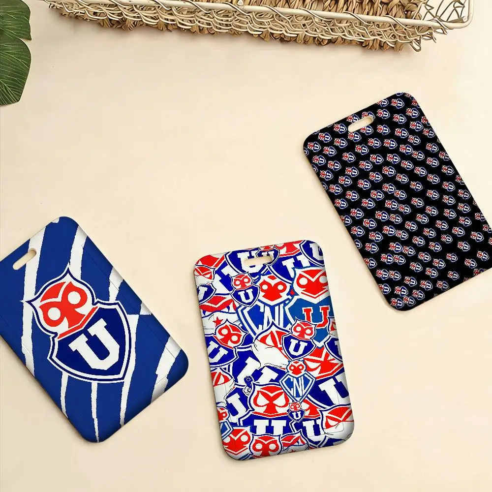 Porta Tarjetas de Identificación con Logotipo de la Universidad de Chile, Cordones para Colgar, Estuche para Tarjetas, Correa para el Cuello, Porta Tarjetas de Visita